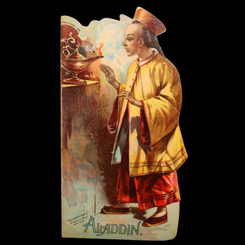 1895 Scarce Book - ALADDIN or the Wonderful Lamp, Shape Book by McLoughlin.