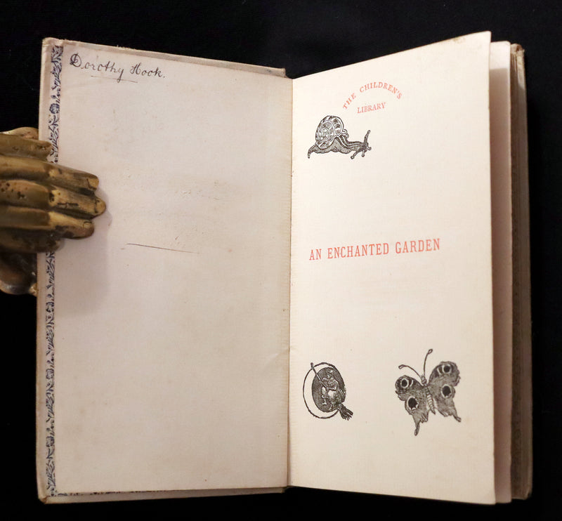1892 Rare First Edition - AN ENCHANTED GARDEN, Fairy Stories by Mary Louisa Molesworth illustrated by William John Hennessy.