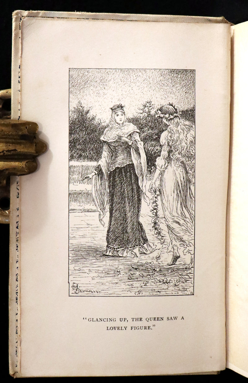 1892 Rare First Edition - AN ENCHANTED GARDEN, Fairy Stories by Mary Louisa Molesworth illustrated by William John Hennessy.