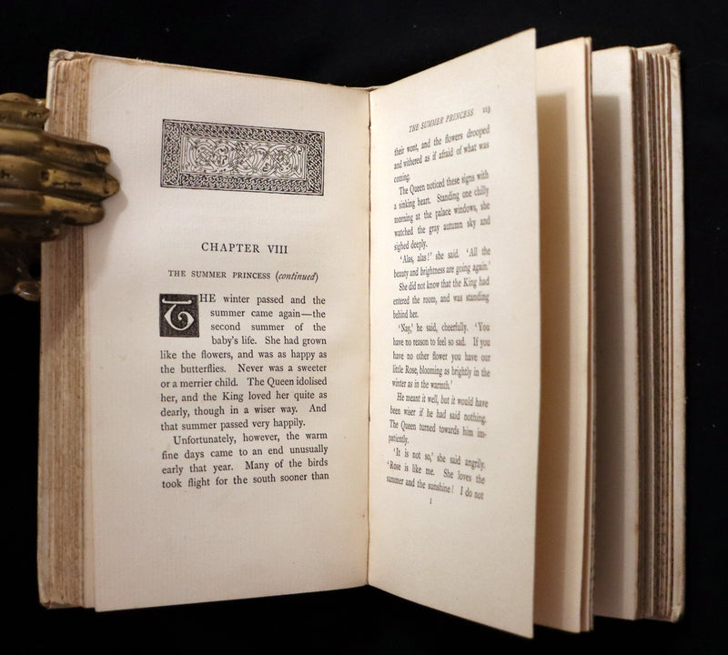 1892 Rare First Edition - AN ENCHANTED GARDEN, Fairy Stories by Mary Louisa Molesworth illustrated by William John Hennessy.