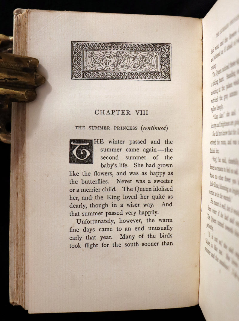1892 Rare First Edition - AN ENCHANTED GARDEN, Fairy Stories by Mary Louisa Molesworth illustrated by William John Hennessy.