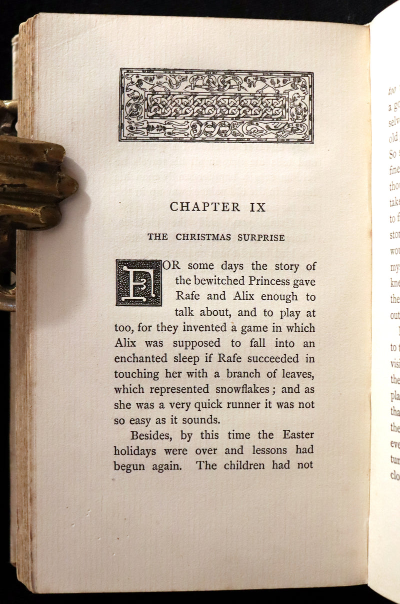 1892 Rare First Edition - AN ENCHANTED GARDEN, Fairy Stories by Mary Louisa Molesworth illustrated by William John Hennessy.