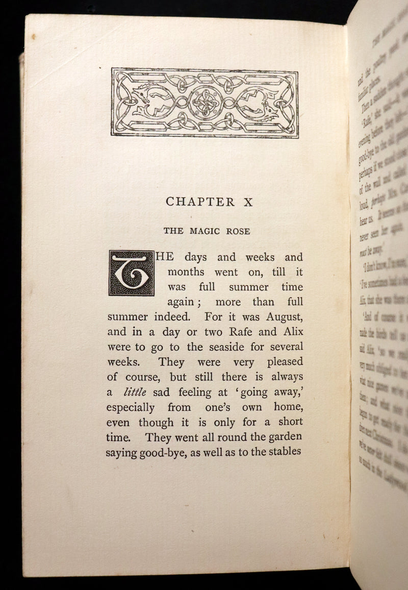 1892 Rare First Edition - AN ENCHANTED GARDEN, Fairy Stories by Mary Louisa Molesworth illustrated by William John Hennessy.