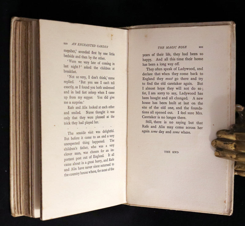 1892 Rare First Edition - AN ENCHANTED GARDEN, Fairy Stories by Mary Louisa Molesworth illustrated by William John Hennessy.