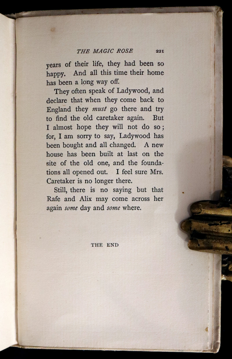 1892 Rare First Edition - AN ENCHANTED GARDEN, Fairy Stories by Mary Louisa Molesworth illustrated by William John Hennessy.