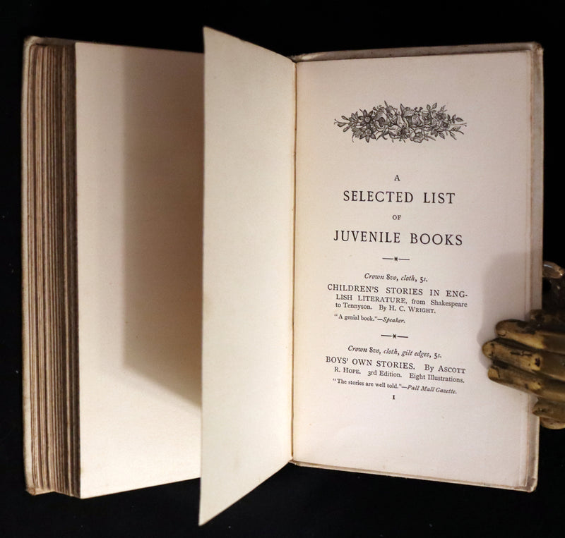 1892 Rare First Edition - AN ENCHANTED GARDEN, Fairy Stories by Mary Louisa Molesworth illustrated by William John Hennessy.