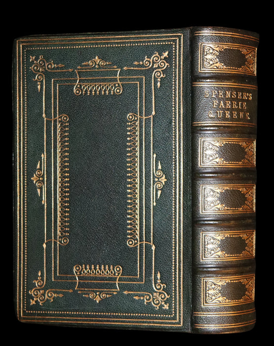 1856 Rare Book - The FAERIE QUEENE by Edmund SPENSER Illustrated by Corbould.