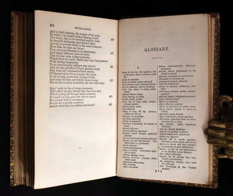 1856 Rare Book - The FAERIE QUEENE by Edmund SPENSER Illustrated by Corbould.