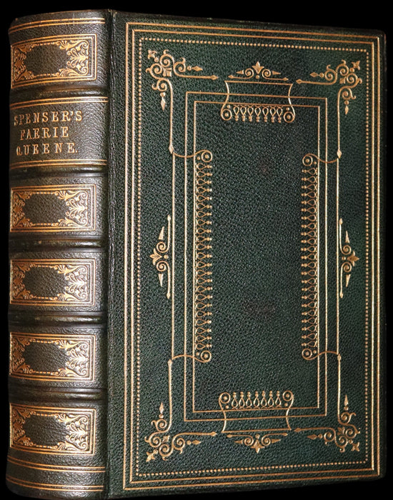 1856 Rare Book - The FAERIE QUEENE by Edmund SPENSER Illustrated by Corbould.