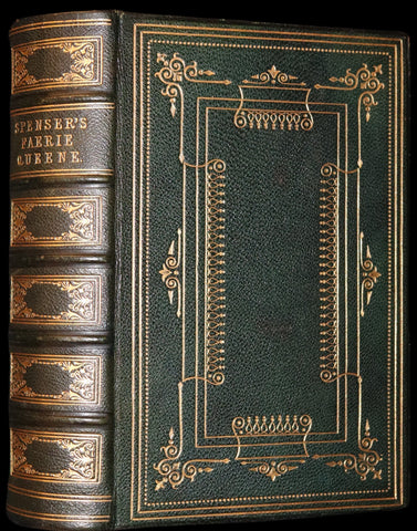 1856 Rare Book - The FAERIE QUEENE by Edmund SPENSER Illustrated by Corbould.