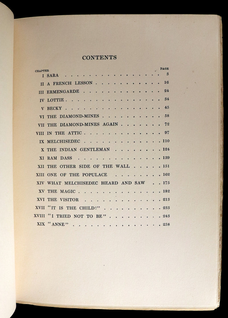 1905 Scarce First Edition - A LITTLE PRINCESS by Frances Hodgson Burnett illustrated by Ethel Franklin Betts Bains.