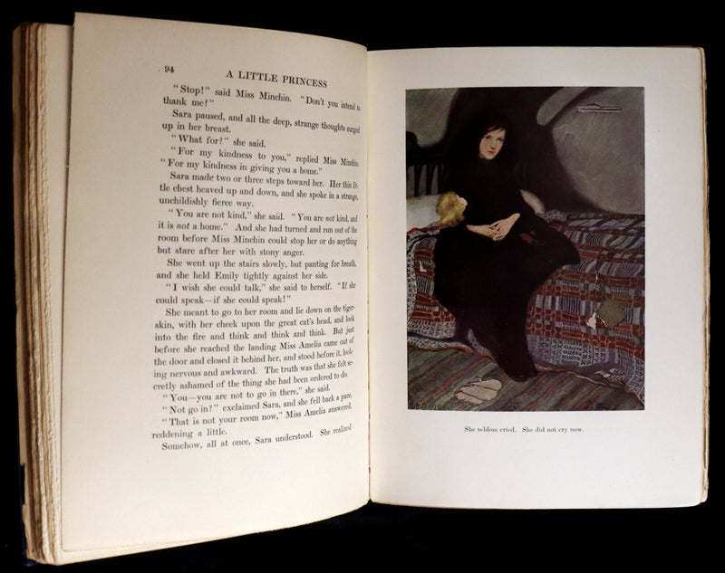 1905 Scarce First Edition - A LITTLE PRINCESS by Frances Hodgson Burnett illustrated by Ethel Franklin Betts Bains.