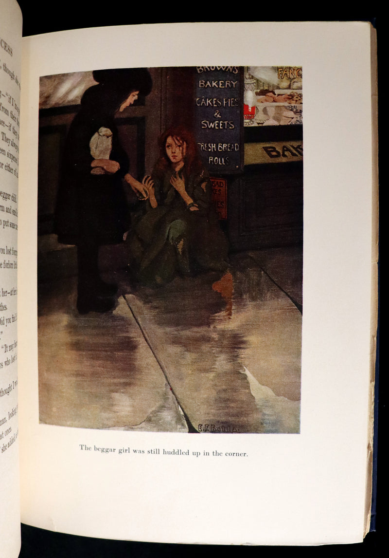 1905 Scarce First Edition - A LITTLE PRINCESS by Frances Hodgson Burnett illustrated by Ethel Franklin Betts Bains.