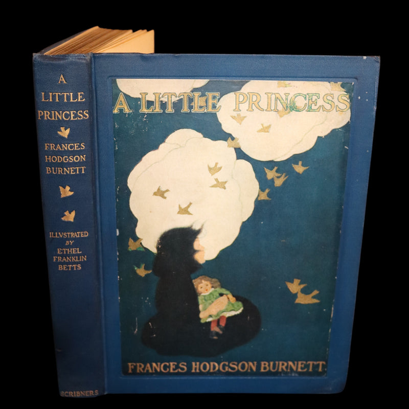 1905 Scarce First Edition - A LITTLE PRINCESS by Frances Hodgson Burnett illustrated by Ethel Franklin Betts Bains.