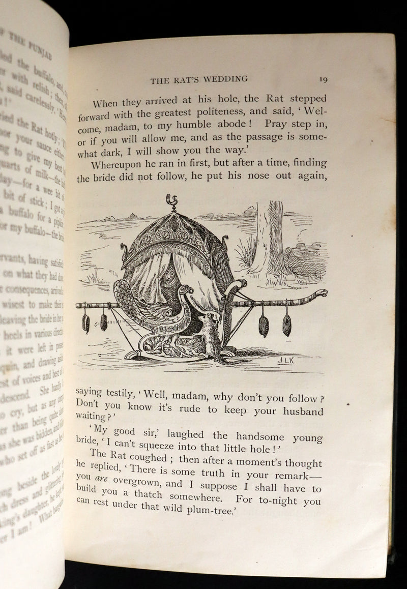 1894 Rare First Edition - Indian Fairy Tales -Tales of the Punjab by Flora Annie Steel.