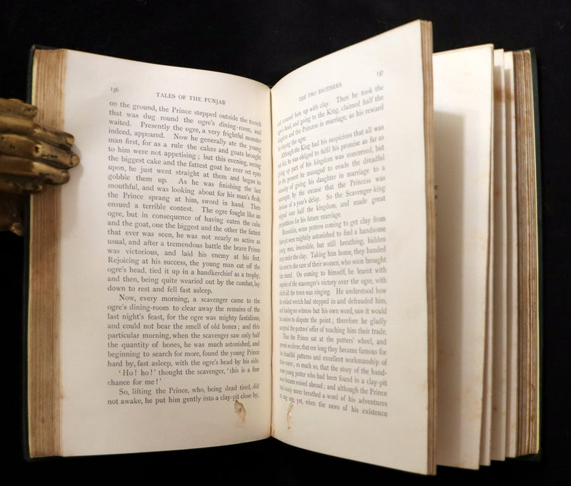 1894 Rare First Edition - Indian Fairy Tales -Tales of the Punjab by Flora Annie Steel.