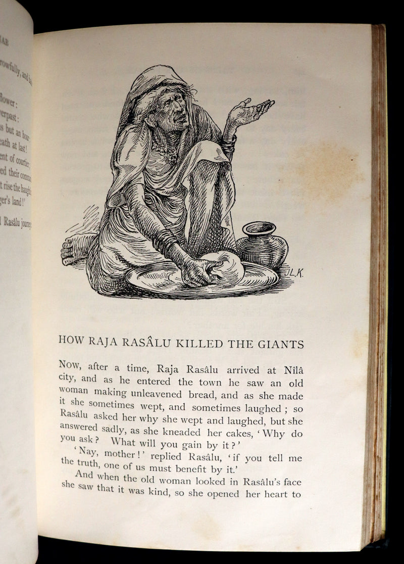 1894 Rare First Edition - Indian Fairy Tales -Tales of the Punjab by Flora Annie Steel.