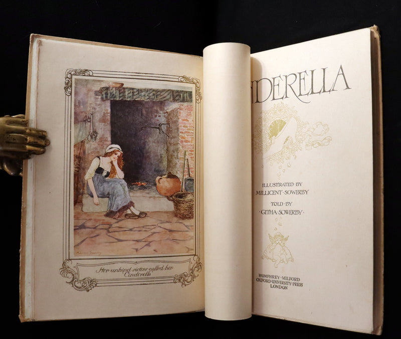 1927 Scarce First Edition - CINDERELLA told by Githa Sowerby & Illustrated by Millicent Sowerby.
