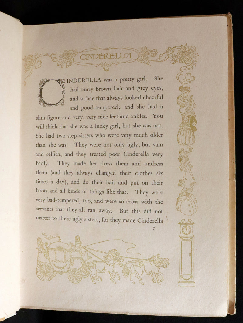 1927 Scarce First Edition - CINDERELLA told by Githa Sowerby & Illustrated by Millicent Sowerby.