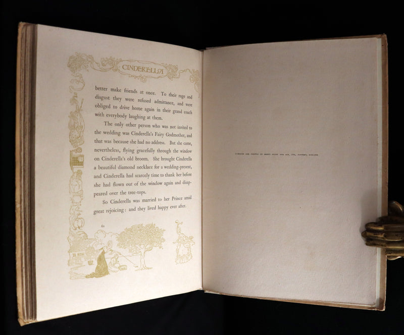 1927 Scarce First Edition - CINDERELLA told by Githa Sowerby & Illustrated by Millicent Sowerby.