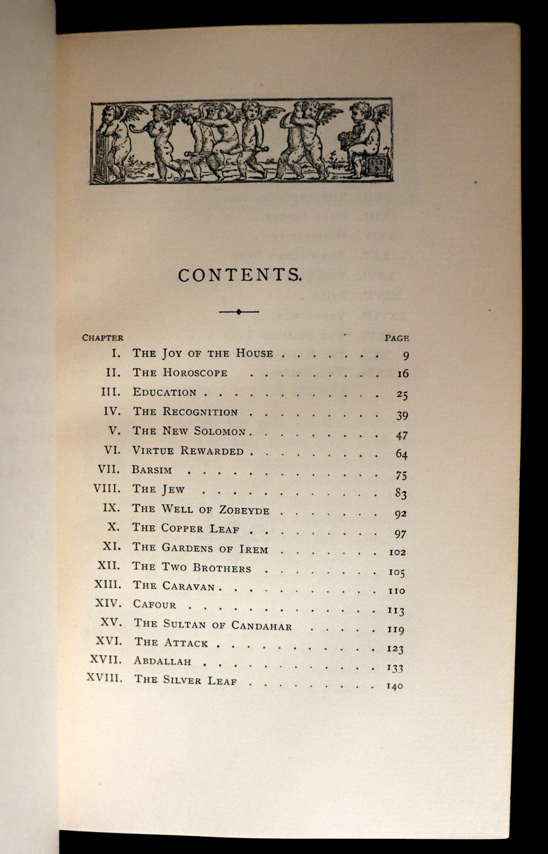 1892 Rare Book - ABDALLAH, Or The Four-Leaved Shamrock, An ARAB TALE by Edouard Laboulaye.