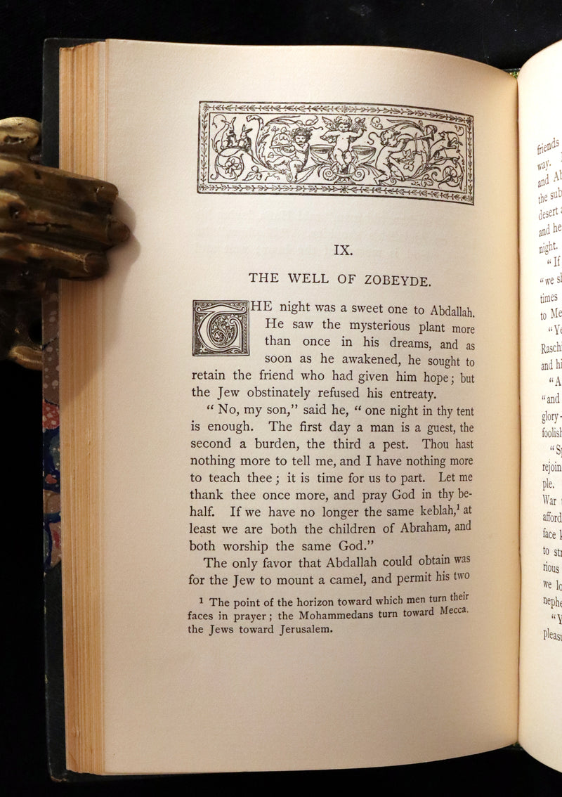 1892 Rare Book - ABDALLAH, Or The Four-Leaved Shamrock, An ARAB TALE by Edouard Laboulaye.