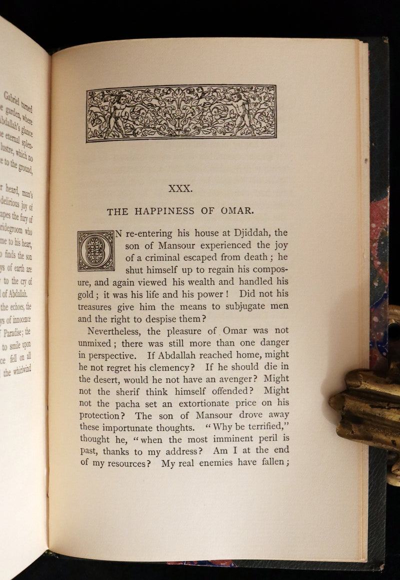 1892 Rare Book - ABDALLAH, Or The Four-Leaved Shamrock, An ARAB TALE by Edouard Laboulaye.