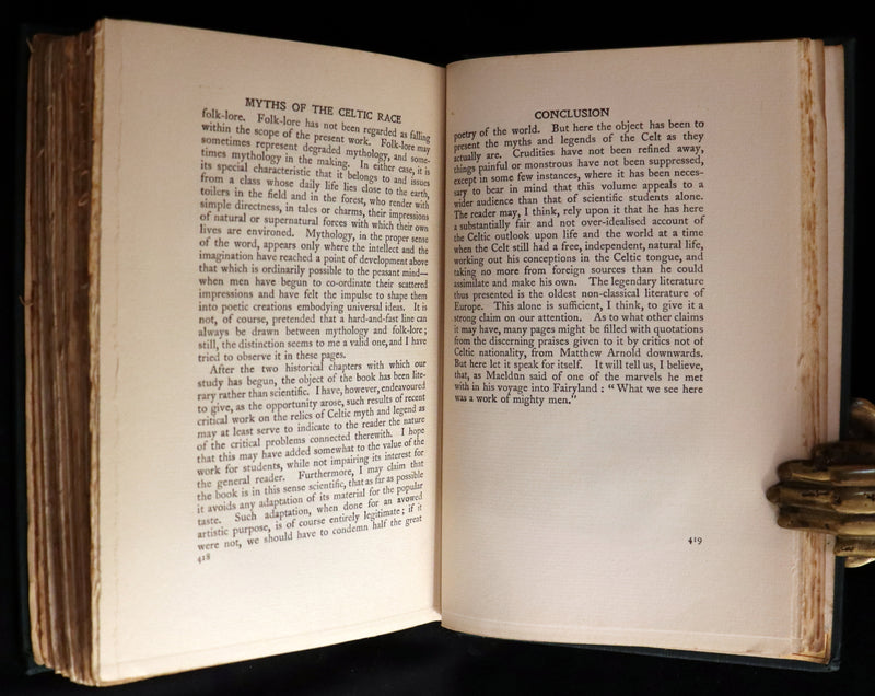 1910 Rare Book - Myths & Legends of the CELTIC Race by Thomas William Hazen Rolleston. Illustrated.