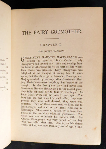 1917 Rare First Edition - The FAIRY GODMOTHER by L. T. Meade, illustrated by W. Rainey.