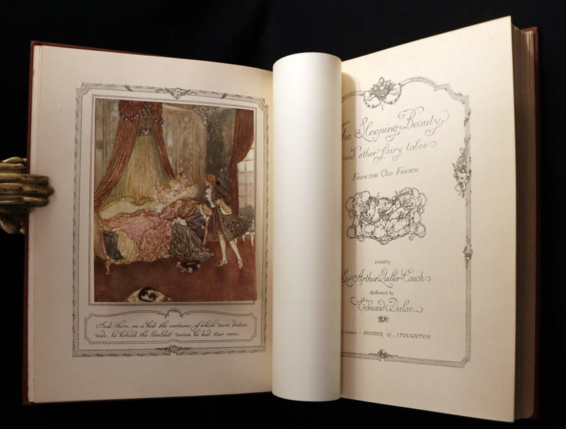 1910 Rare First Edition - EDMUND DULAC'S SLEEPING BEAUTY and Other Fairy Tales. Illustrated.