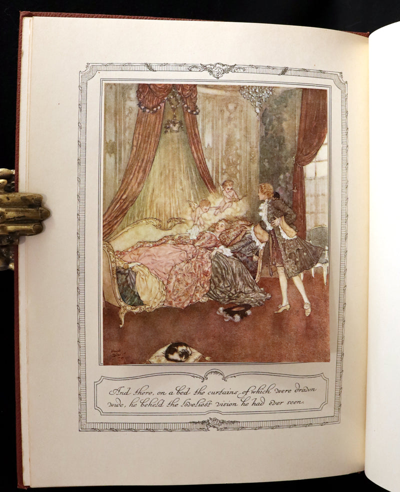 1910 Rare First Edition - EDMUND DULAC'S SLEEPING BEAUTY and Other Fairy Tales. Illustrated.