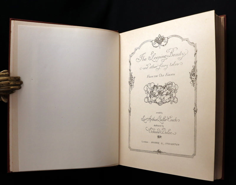1910 Rare First Edition - EDMUND DULAC'S SLEEPING BEAUTY and Other Fairy Tales. Illustrated.