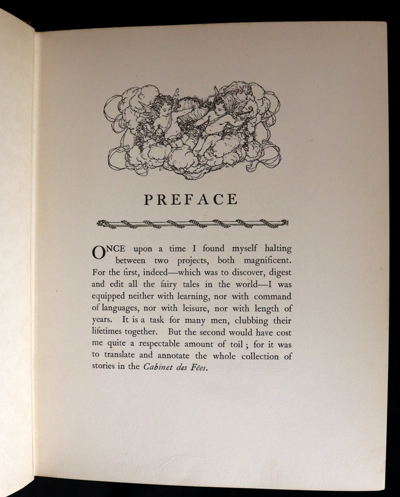 1910 Rare First Edition - EDMUND DULAC'S SLEEPING BEAUTY and Other Fairy Tales. Illustrated.