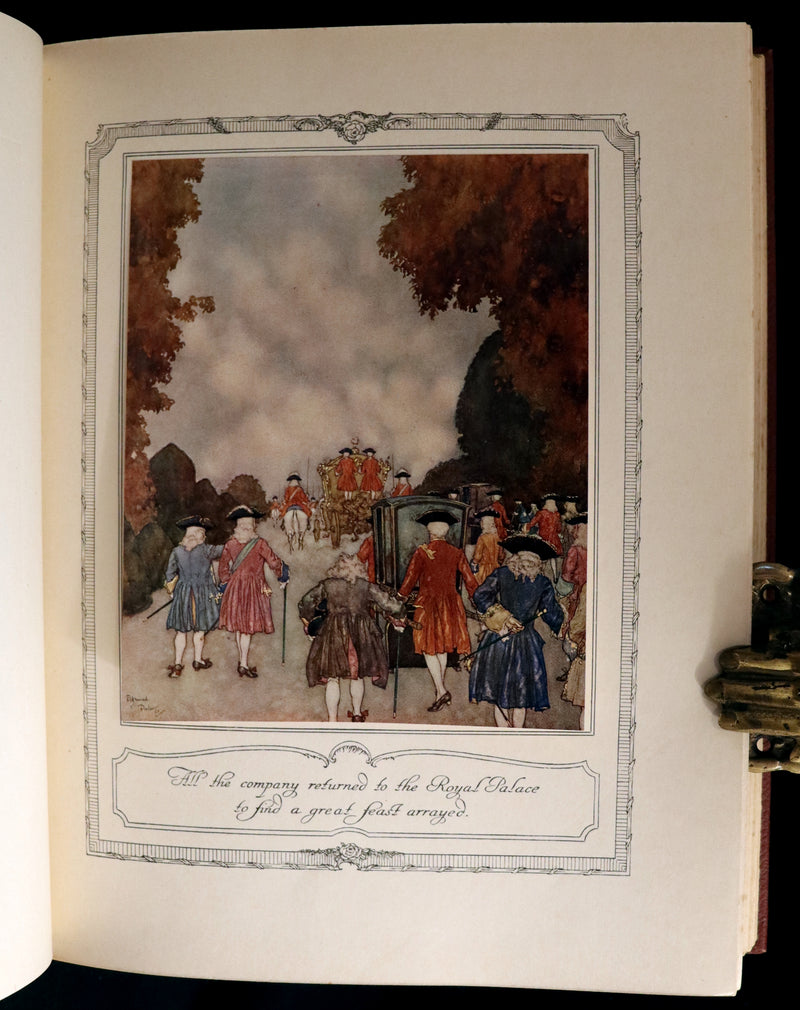 1910 Rare First Edition - EDMUND DULAC'S SLEEPING BEAUTY and Other Fairy Tales. Illustrated.
