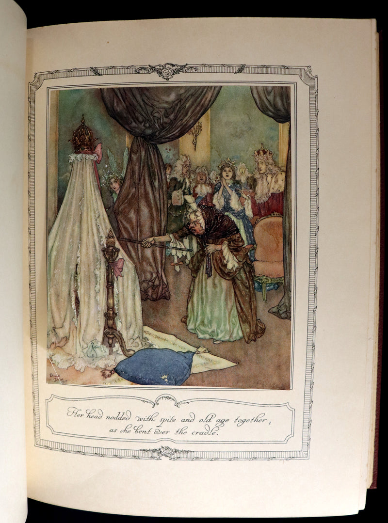 1910 Rare First Edition - EDMUND DULAC'S SLEEPING BEAUTY and Other Fairy Tales. Illustrated.