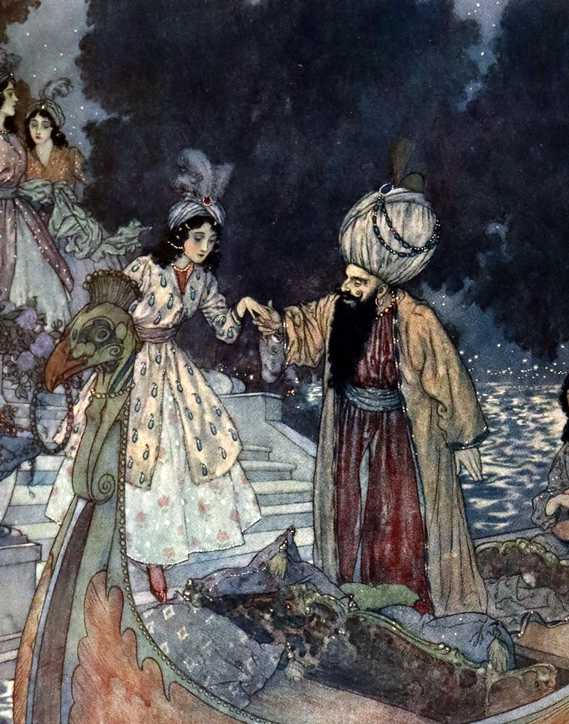 1910 Rare First Edition - EDMUND DULAC'S SLEEPING BEAUTY and Other Fairy Tales. Illustrated.