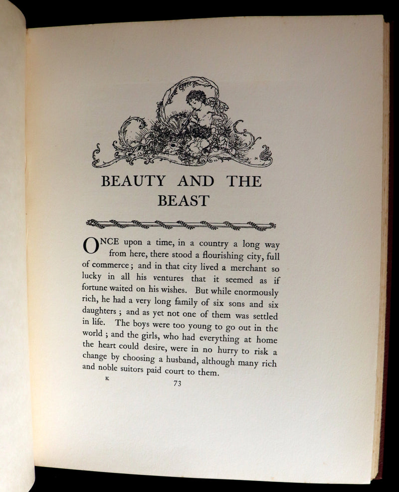 1910 Rare First Edition - EDMUND DULAC'S SLEEPING BEAUTY and Other Fairy Tales. Illustrated.