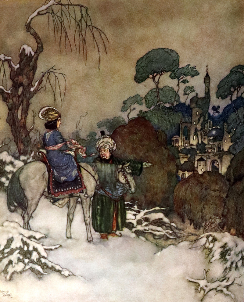 1910 Rare First Edition - EDMUND DULAC'S SLEEPING BEAUTY and Other Fairy Tales. Illustrated.