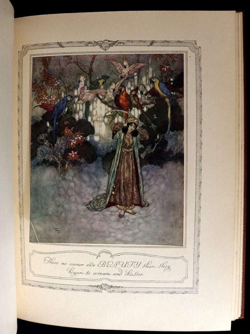 1910 Rare First Edition - EDMUND DULAC'S SLEEPING BEAUTY and Other Fairy Tales. Illustrated.