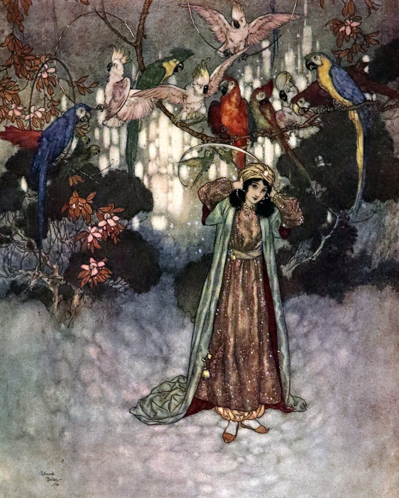 1910 Rare First Edition - EDMUND DULAC'S SLEEPING BEAUTY and Other Fairy Tales. Illustrated.