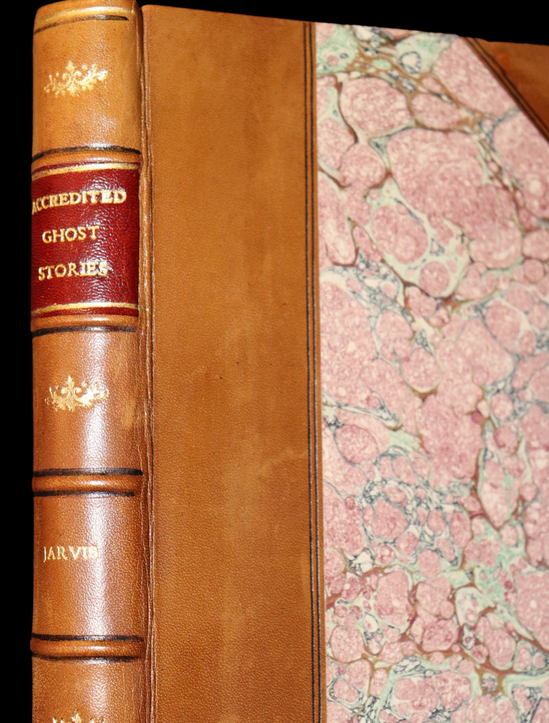 1823 Scarce Victorian Book - Accredited Ghost Stories by T.M. Jarvis. First Edition.