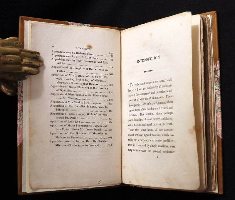 1823 Scarce Victorian Book - Accredited Ghost Stories by T.M. Jarvis. First Edition.