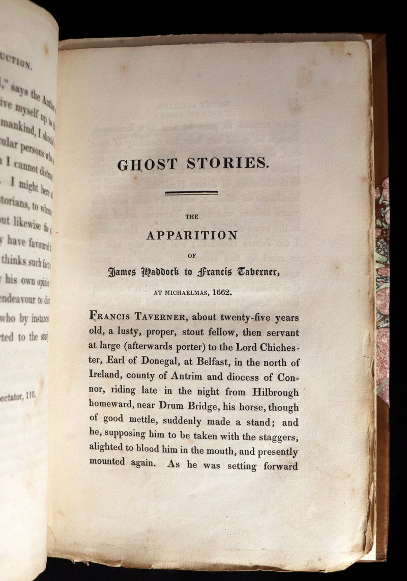 1823 Scarce Victorian Book - Accredited Ghost Stories by T.M. Jarvis. First Edition.