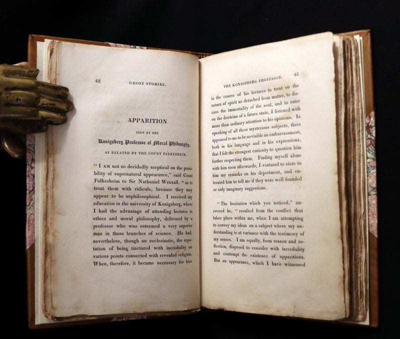 1823 Scarce Victorian Book - Accredited Ghost Stories by T.M. Jarvis. First Edition.