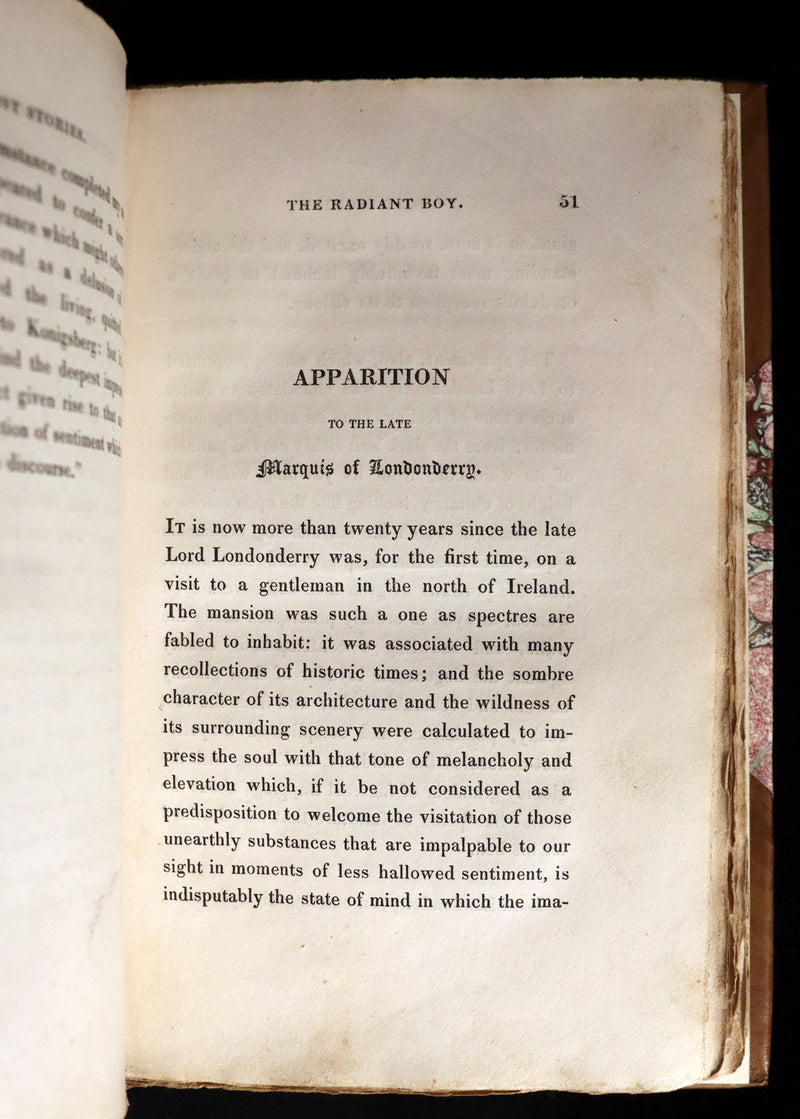 1823 Scarce Victorian Book - Accredited Ghost Stories by T.M. Jarvis. First Edition.