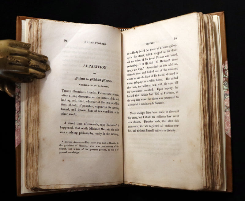 1823 Scarce Victorian Book - Accredited Ghost Stories by T.M. Jarvis. First Edition.