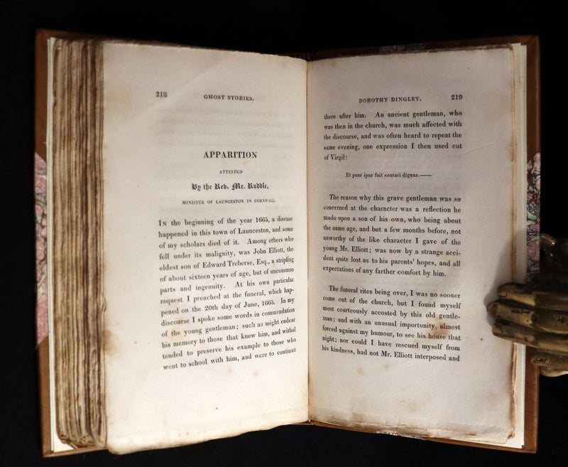 1823 Scarce Victorian Book - Accredited Ghost Stories by T.M. Jarvis. First Edition.