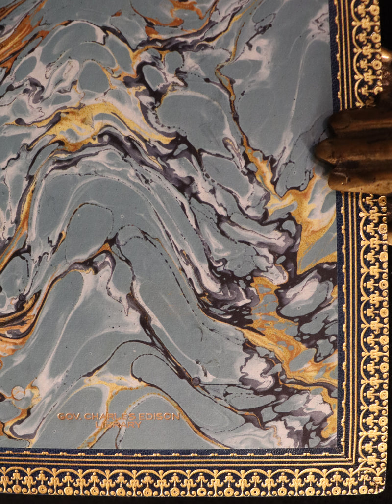 1899 Scarce Book bound by Zaehnsdorf for Asprey - MODERN ASTROLOGY - The Astrologers' Magazine by Alan Leo. Copy of Governor Charles Edison.