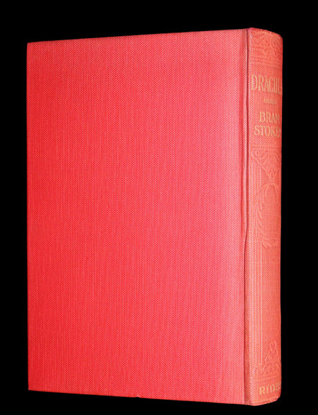 1912 Rare First Rider Edition - DRACULA by Bram Stoker. Gothic Vampire Story.