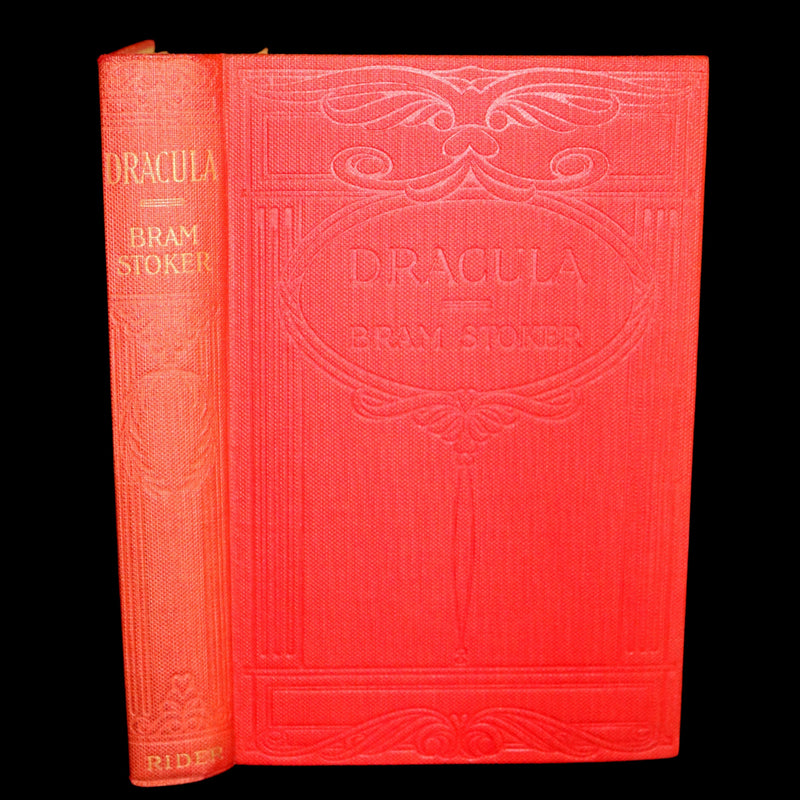 1912 Rare First Rider Edition - DRACULA by Bram Stoker. Gothic Vampire Story.